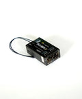 RX8R Pro 2.4G ACCST Redundant RC Receiver With SBUS Telemetry, 8/16 Channel Support, compact black device with antenna