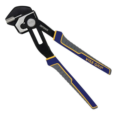 8 Inch Adjustable Pliers For Plumbing With Tongue And Groove Jaws And Locking Mechanism, Smooth Jaws For Damage Free Install