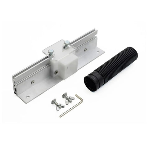 Heavy Duty Aluminum Alloy Router Table Insert Plate Trio Featuring Dead On Precision Drilled Holes And Rock Solid Angle Backstop Fence For Sweet Shop Setups with accessories