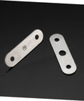 Heavy Duty Stainless Steel Pivot Hinges For Invisible Doors And Hidden Swivel Hinge, 10 Pcs shown on black background