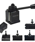 Oxa Wedge Type Tool Post Holder Set For Mini Lathe Up To 8 Inch Precision Ground Hardened Parts including FX250-000, 250-001, and more.