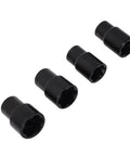 5 Piece Twist Socket Set With Beefy Locking Wheel Nut Remover, Half Inch Drive Includes 17mm 19mm 21mm 22mm Sockets