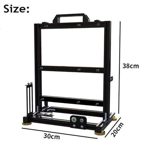 Open Air PC Test Bench Frame For ATX MATX ITX Motherboards Aluminum Bare Chassis With 8mm Magnesium Aluminum Alloy DIY Build Stand Supports ATX Power Supply 3 HDD 2 SSD Liquid Cooling Ready, visible dimensions 38x30x20 cm