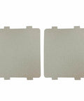 Microwave Waveguide Cover Mica Sheet 118x100mm Replacement for Midea Ovens Heat Insulation Shield Pack of 2