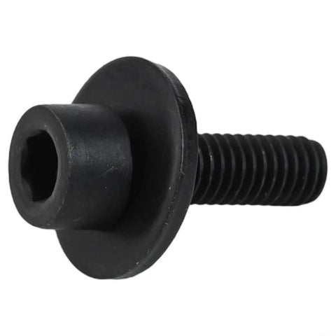 Close-up of M6 left-hand thread screw from Beefy Heavy Duty Circular Saw Blade Adapter Kit with Reversible Inner Flange 16mm Bore.