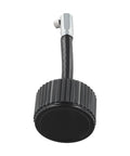 Aluminum Alloy Astronomical Telescope Trimmer Lever Rod For Equator Fine Tuning With Anti Slip Hand Wheel black body