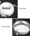 Beast 4500W Electric Grain Mill Grinder top cover and clasp switch details