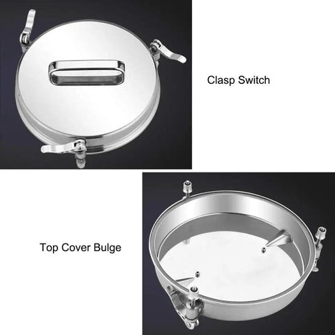 Beast 4500W Electric Grain Mill Grinder top cover and clasp switch details