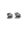 Heavy Duty Sliding Gate Hardware Kit With Dual Wheel Carriers And 8 Inch Pneumatic Wheels for DIY fences and commercial gates.