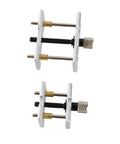 Watch Movement Holder 2 In 1 Repair Tool Durable Aluminum Alloy Pro Grade Dual Sided Fixed Base shown in white