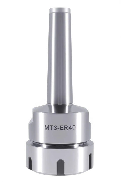 MT3 Shank ER40 Chuck With Fifteen Piece Collet Kit From One Eighth To One Inch High Precision Hardened Alloy Spring Steel For CNC