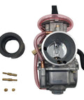Top view of 26MM PWK Carburetor Kit for Racing Motorcycles Scooters ATVs Dirt Bikes Go Karts and Quads, Beefed Up Durable Metal Replacement.