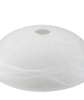 Alabaster Glass Replacement Shade For Medium Base Lamp Fixtures Torchiere Swag Pendant Wall Sconce And Island Light 11 5 8 Inch Diameter