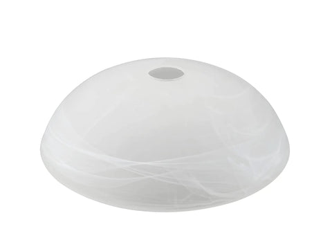 Alabaster Glass Replacement Shade For Medium Base Lamp Fixtures Torchiere Swag Pendant Wall Sconce And Island Light 11 5 8 Inch Diameter