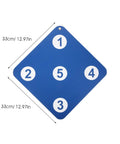 Multi Purpose Fencing Target Lightweight Rubber Wall Mounted Training Tool 33cm with numbered design for fencing practice