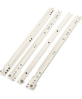 Heavy Duty Drawer Track Slides And Dual Cabinet Rails For Smooth Glide In Desks And Tables Built To Last, 20 Inch Length, Easy Install Hardware.