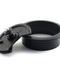 Two Pack 2 Inch Desk Grommet Hole Covers For Office PC Desk Cable Management 50mm Hole ABS Plastic Wear Resistant Durable Black