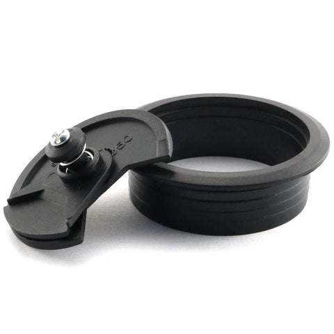 Two Pack 2 Inch Desk Grommet Hole Covers For Office PC Desk Cable Management 50mm Hole ABS Plastic Wear Resistant Durable Black
