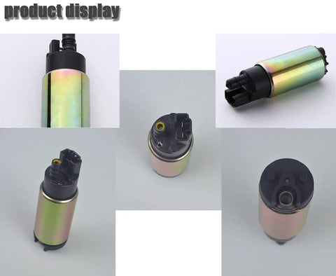 In Tank Electric Fuel Pump With Installation Kit For 12V Vehicles, 100 LPH At 43 PSI, 38mm Compact Design, various angles