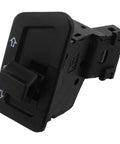 Black universal motorcycle turn signal switch for electric bikes and scooters, handlebar mounted toggle, easy to use replacement