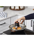 Turn Any Pan Into A Stove Top Air Fryer With The Crisper Lid And Expandable Tray No Sweat Fits 10 To 12 Inch Pots And Pans Works On Stovetop