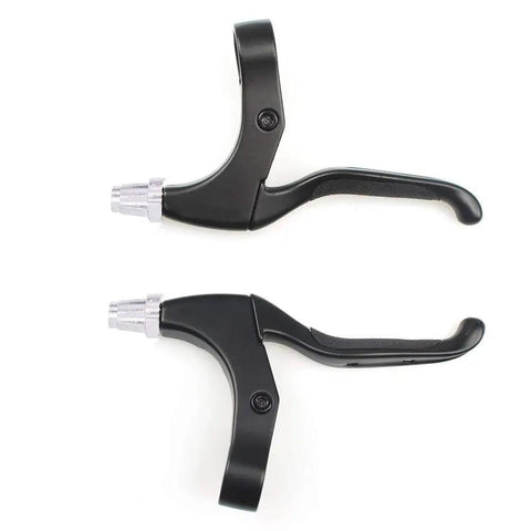 Dual Pack 4-Finger Anti-Skid Bicycle Brake Levers For 22mm Handlebars Aluminum Alloy Non Slip Levers side view
