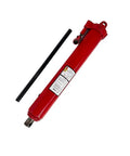 Heavy Duty 12 Ton Hydraulic Long Ram Jack With Handle For Engine Lifts And Cranes, Built Tough For Mechanics, Truckers, Farmers, And Off Road Enthusiasts, Versatile Tool For Maintenance And Heavy Lifting, red cylinder