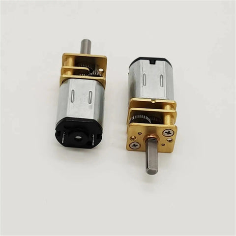 Smooth As Butter 6V 12V N20 Micro Metal Gear Motor Killer Performance Low Speed 10RPM 15RPM unit with metal gearbox for DIY projects.