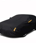 Heavy Duty All Weather Tough As Nails Sedan Car Cover Waterproof Anti UV Windproof Outdoor Full Car Cover on parked car