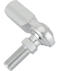 Heavy Duty Steel One Half Inch Rh Female Heim Joint Rod End With Built In Hex Stud, zinc plated finish, for linkage fabrication.