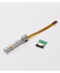 DC 5V To 6V Micro Stepper Motor Serving As A Heavy Duty Linear Actuator Screw Slider beside a control board and connector.