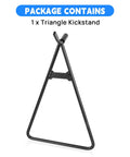 Boss Universal Triangle Kickstand Holder For Dirt Bikes 80cc To 500cc Side Stand Mount Black