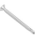 304 Stainless Cross Countersunk Head Screws With Fine Thread 50mm Drill Screws For Furniture Repairs And DIY Projects Works On Metal Wood And Plastic Rust Resistant Fastening M4.8-16