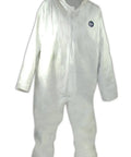 Tyvek 400 Disposable Protective Coverall With Open Wrists And Ankles Hood White X Large 25 Pack Comfortable Fit Premium PPE for protection