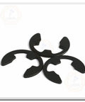 15mm External Circlips Retaining Ring Set 20 Pcs Alloy Steel Black Finish Snap Rings for Machinery and DIY Projects GB896 Standard Pro Grade Beefy Heavy Duty Kit, black circlips