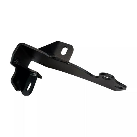 Front Adjustable Track Bar With Relocation Bracket For 0 To 4 Inch Lift Dodge Ram 1994 Through 2002 4x4 4WD 1500 2500 3500 Heavy Duty Carbon Steel Powder Coated Black, black steel bracket