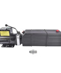 Side view of 3.7 Gallon Hydraulic Power Unit With 220V 3HP 2950 PSI Single Acting Pump For 2 Post And 4 Post Car Lifts