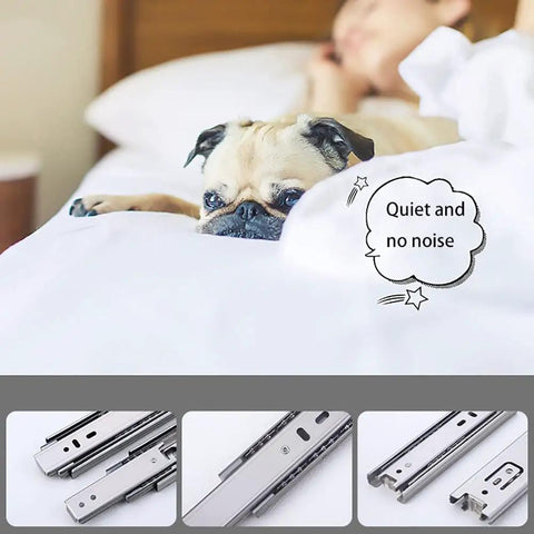 Full Extension Ball Bearing Drawer Slides Heavy Duty Beast Runs Smooth As Butter Built Like A Tank For Kitchen Cabinets And Keyboard Trays Side Mount 8 Inch 200 Mm Steel Glides Pack Of Four