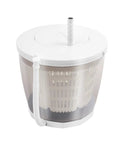 Portable Manual Washing Machine That Doubles As A Tough Compact Spin Dryer Built For College Dorms Or Travel Trailers Without Plugging Into Standard Electrical Outlets with white design and drainage hose.