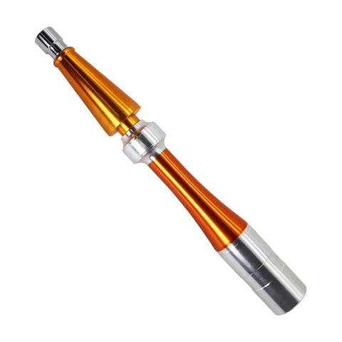 Heavy Duty Dent Repair Puller Kit With Slide Hammer, orange and silver metal tool for auto body dents and paint chips repair.
