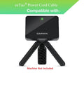 Micro USB Charging Cable Charger Power Cord For Garmin Approach R10 Portable Golf Launch Monitor shown with tripod stand