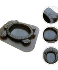 Turtle Stepping Stone Mold for Concrete Pathways 17.3 by 15 by 1.6 Inch Cement Mold with turtle design for garden pathways and patios