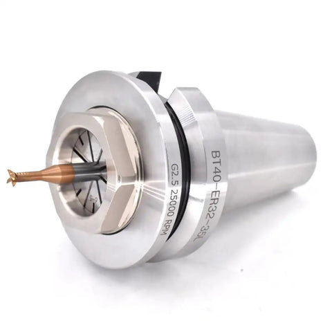 DIN69871 Short Cone Tool Holder For CNC Lathe With Built In Collet Chuck SK40 CAT4 BT40 BT30 ER32 35L Length close-up view