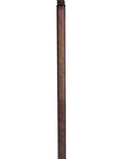 Swing Arm Floor Lamp With Tan Fabric Shade In Antique Rust Finish, 62 Inch Tall Light For Living Room Or Reading Nook, Classic Traditional Style