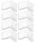 8 Piece Rubber Furniture Angle Foot Pads And Corner Protectors For L Shaped Edges Reusable Floor Safe Leg Covers Set