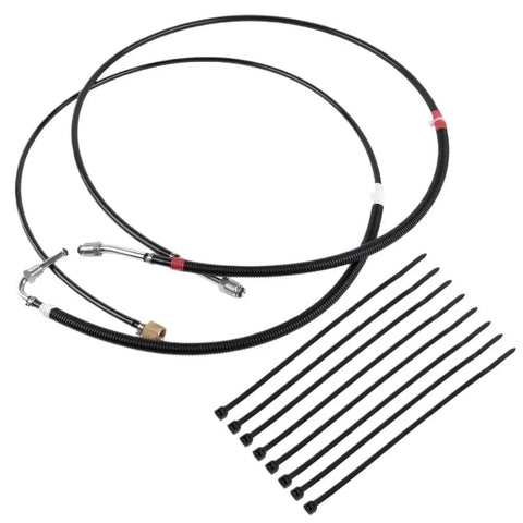 Top Notch Fuel Line Kit For Chevy C1500 C2500 K2500 Blazer Tahoe Yukon Suburban 5.0L 5.7L 7.4L V8 Throttle Body Replacement Parts That Keep Your Ride Running Smooth Like Butter, black fuel hoses with fittings and zip ties
