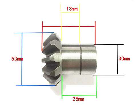 Reverse Gear And Drive Gear Set With 12 Teeth Internal Spline 6 Teeth Spline Inner Diameter 20mm Optical Axis Outer Diameter 30mm Optical Axis Length 25mm Two Pieces Per Lot