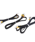 Ender 3 Stepper Motor Cables X Y Z Axis And Endstop Switch Wire Set For Ender 3 Pro 3D Printer, black cables with connectors