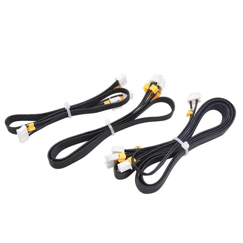 Ender 3 Stepper Motor Cables X Y Z Axis And Endstop Switch Wire Set For Ender 3 Pro 3D Printer, black cables with connectors