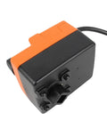 Kickass Ventilation Rotary Actuator 24 Volt Ac Dc Motor 2Nm Torque in black and orange heavy duty casing for easy installation.